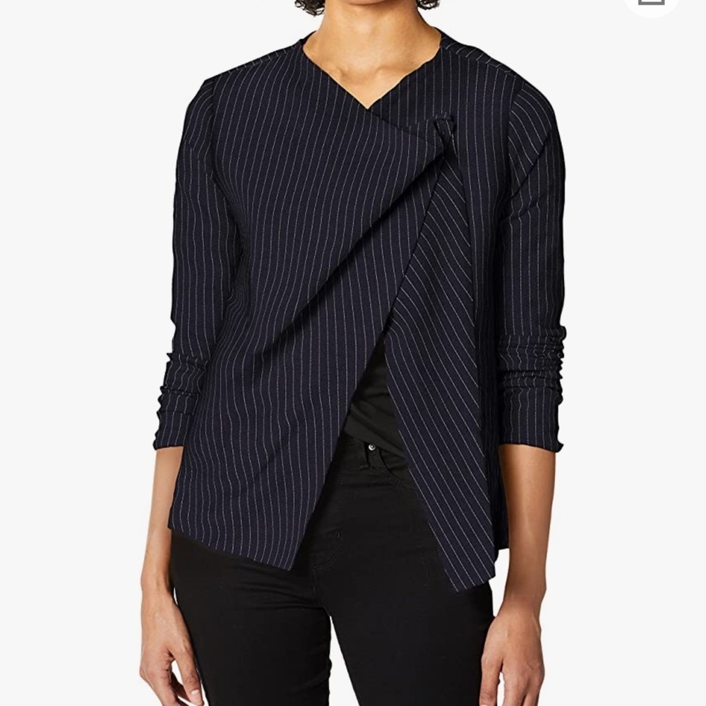 New without tag! [BLANKNYC] womens Luxury Clothing Front Drape Linen Jacket